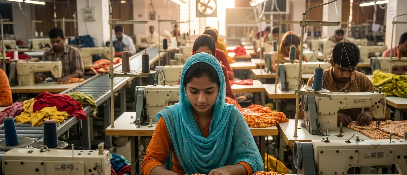 The production floor in Dhaka
